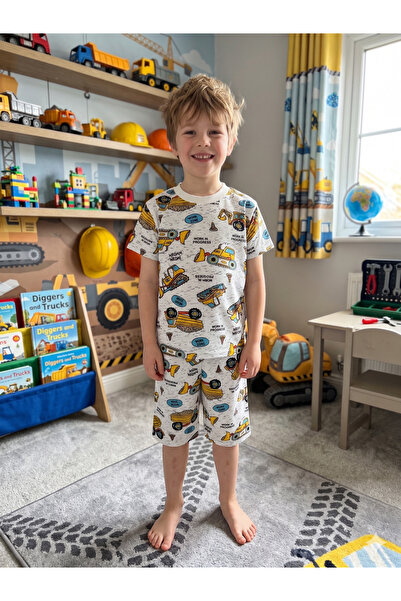 Fil Kids Set de pijamale pentru băieți, din bumbac, țesătură subțire de vară,...