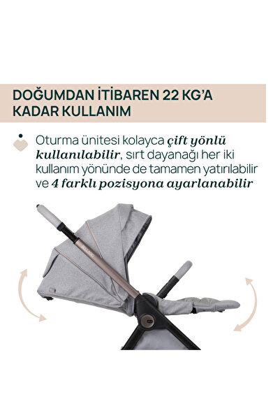 Chicco BELLAGIO BEBEK ARABASI 2.0 LUNAR ROCK