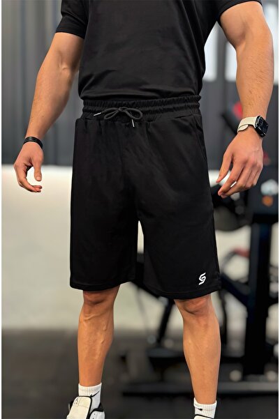 Sapeur Erkek Spor Şort - Slim Fit Antrenman & Fitness Şortu