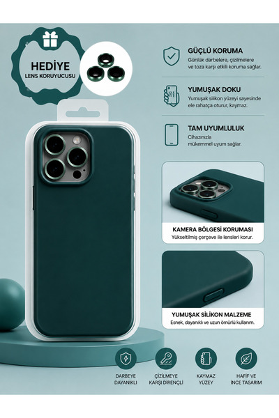 HYPERSOFT Iphone 16 Uyumlu İçi Kadife Dışı Leke Tutmaz Premıum Lansman Kılıf ...