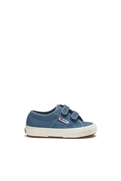 Superga 2750-Cotjstrap Classic Çocuk Unisex Mavi-Krem Sneaker