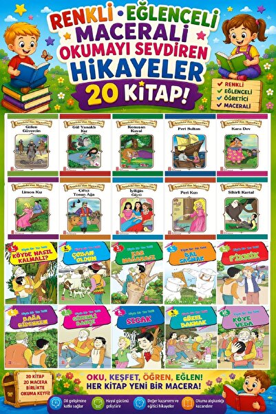 Ata Yayıncılık 3.Sınıf Renkli Eğlenceli Maceralı Okumayı Sevdiren Hikayeler 2...