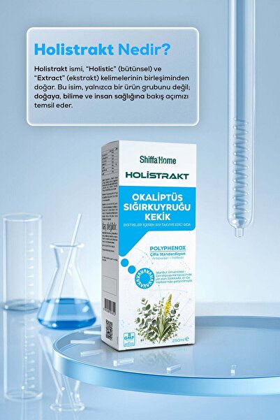 Shiffa Home HOLİSTRAKT - Okaliptus, Sığırkuyruğu ve Kekik İçeren Sıvı Ekstrat 250 ML
