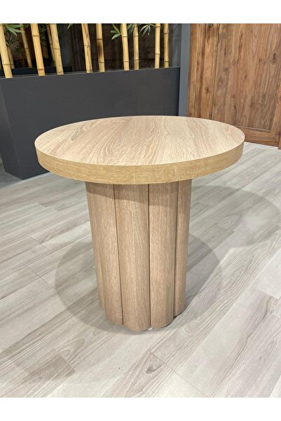 Lisso Home Atina Oak Yan Sehpa 50x50 H-52 cm