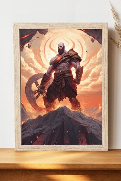 Luna Marissa Αφίσα Kratos God Of War - Αφίσα τοίχου από γυαλιστερό χαρτί χωρί...