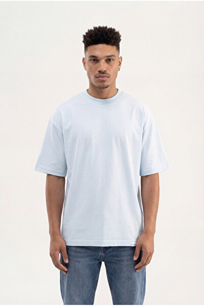Machinist Ανδρικό μπλουζάκι Basic Super Cotton Oversize Ice Blue