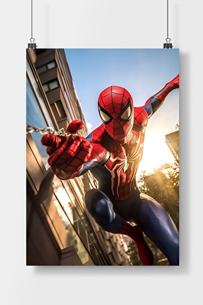Luna Marissa Spiderman Poster Çerçevesiz Duvar Posteri