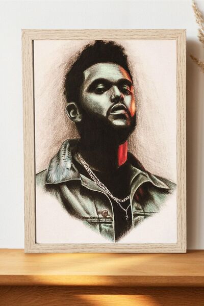 Luna Marissa The Weeknd Poster - Αφίσα μουσικής από χοντρό χαρτί χωρίς πλαίσιο