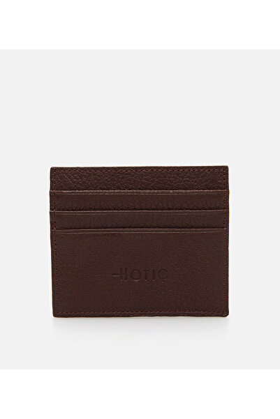 Hotiç Genuine Leather Brown Men's Wallet