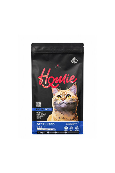 Homie Sterilised Adult Cat Food Chicken 1.5kg - Urinary Care Low Grain Made i...