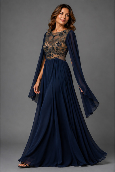 Stylize Couture Uzun Abiye Elbise