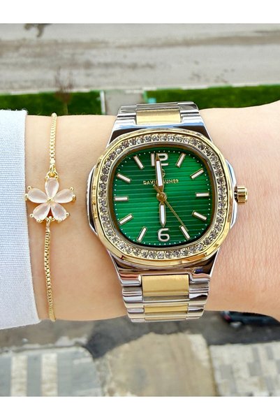 DAVID GUNER Women's Wristwatch and Bracelet
