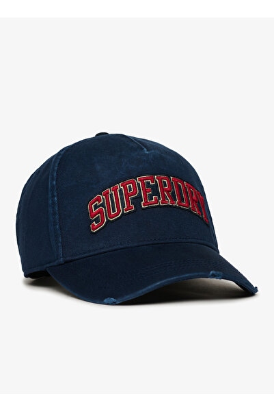 SUPERDRY Lacivert Kadın Yazı Baskılı Şapka Y9010198A