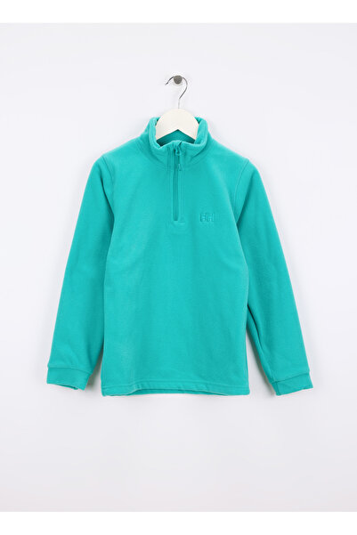 Helly Hansen Düz Yeşil Kız Çocuk Polar Üst HH.14001-HELLY HANSEN JUNIOR RIDER