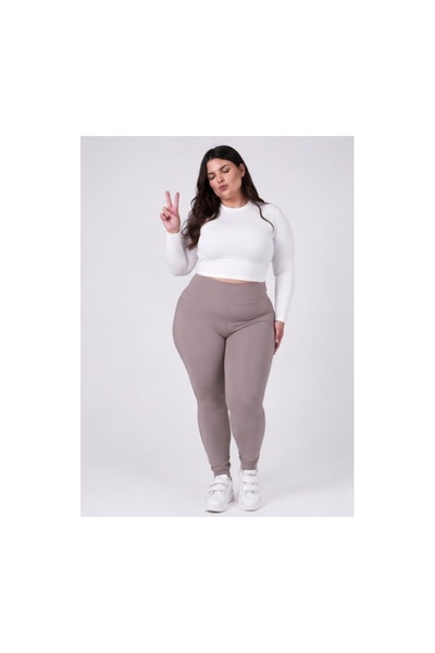 OK BLUME Women's Plus Size Oversize Shaping / Sculpting High Waist Premium Fabric Leggings