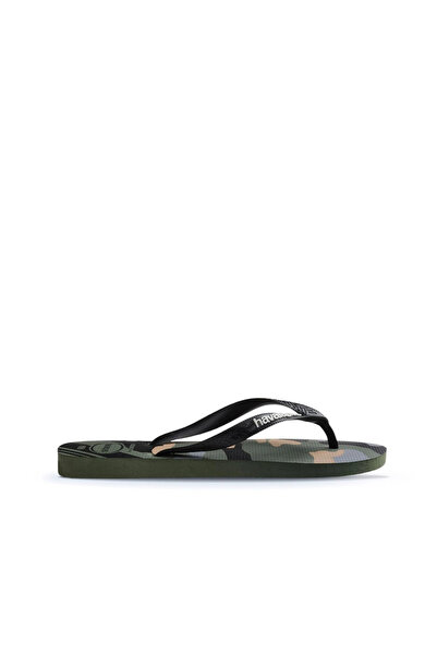 Havaianas أخضر داكن توب كامو جرين أوليف/أسود 27m4141398_6132