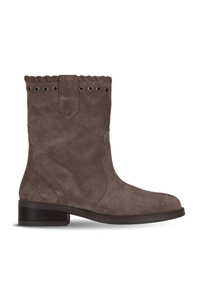 Bueno Shoes Mink Suede-Leather Women's Flat Boots 39Wb6515