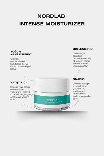 NORDLAB Hyaluronic Acid Ceramide Zinc Shea Butter Face Care Cream for All Skin Types