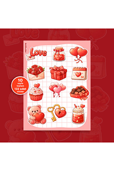 To Design Lab Set de 5 autocolante Love diferite, 11x15 cm |   Autocolant de ...