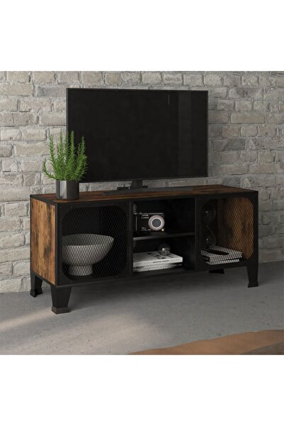 Concept Dulap TV ,maro,105x36x47 cm,metal și MDF
