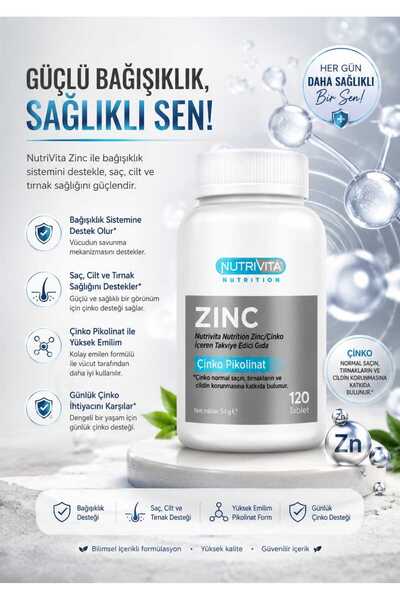 Nutrivita Nutrition Zinc Pikolinat 120 tablet