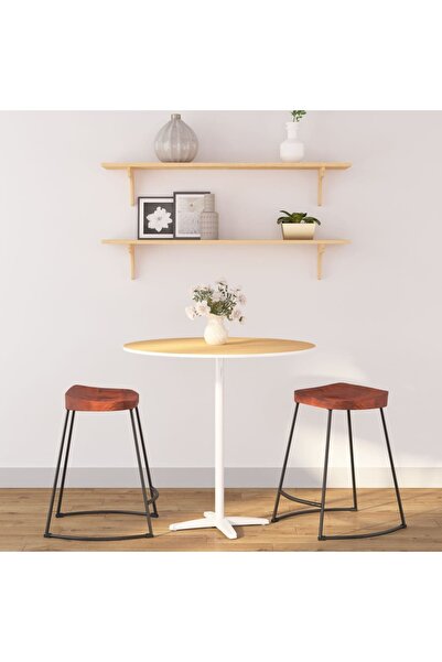 Concept Scaune de bar Gavin 2 buc. 45,5x38x53 cm lemn masiv de mango