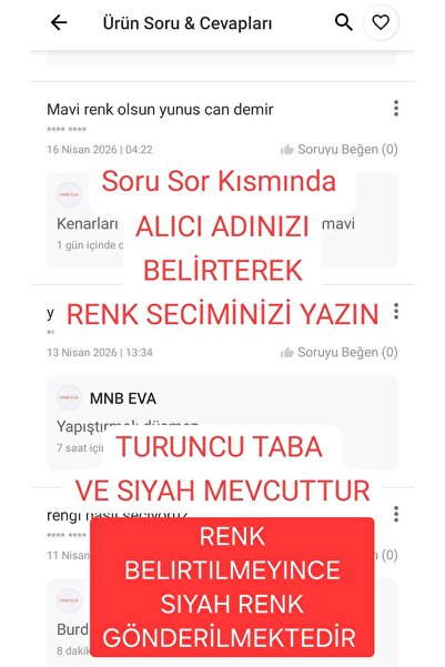 MNB EVA Kuba New City Motor Paspası Eva Renk Seçenekli