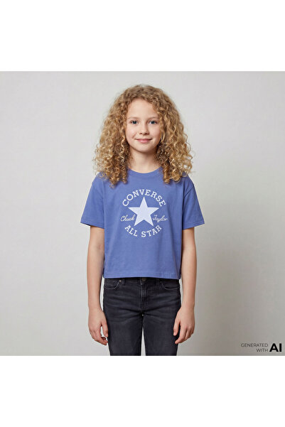 Converse Çocuk Mavi T-Shirt