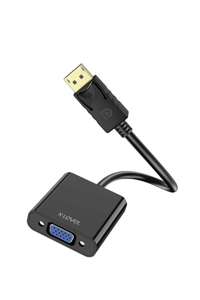 X-Level XCC7801 DP Display Port ذكر إلى كابل محول VGA أنثى (X-THING)