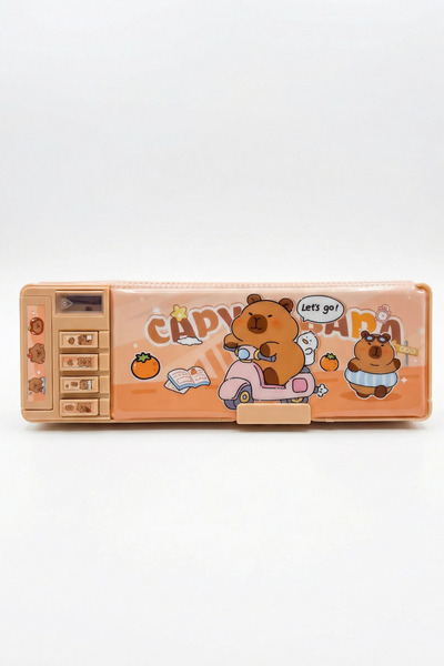 Gökyüzü ışığı Multi-Functional Pen Holder with Combination Lock - Pencil Case