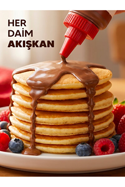 Miwida Sütlü Çikolata Sos - Pratik Waffle, Pankek, Krep, Kruvasan ve Tatlı Sosu 330 Gr