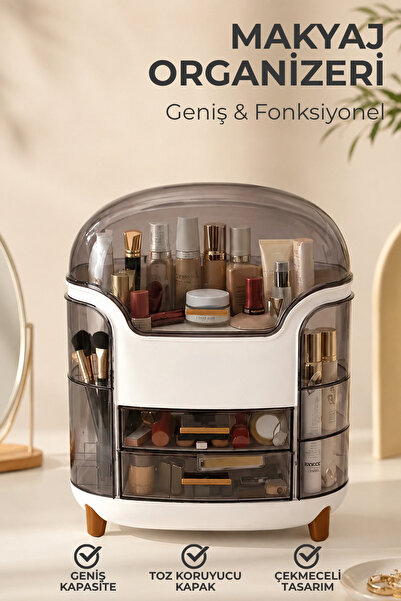 Nandy Home Venüs Model Geniş Çekmeceli Makyaj Organizeri - Kozmetik Düzenleyi...