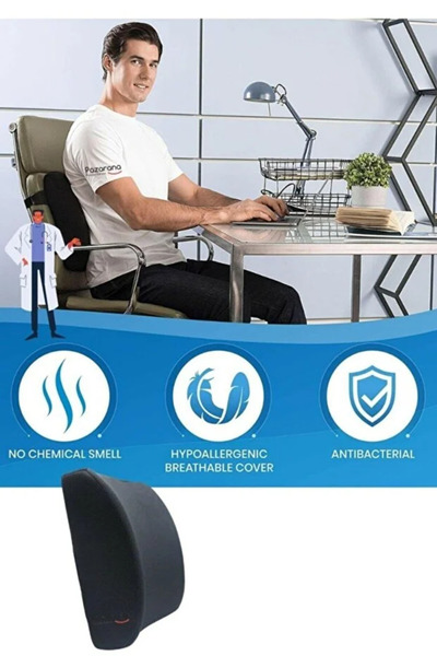Ankaflex كرسي فيسكو لتقويم العظام، مقعد مكتب السيارة، وسادة دعم قطني للسيارة،...