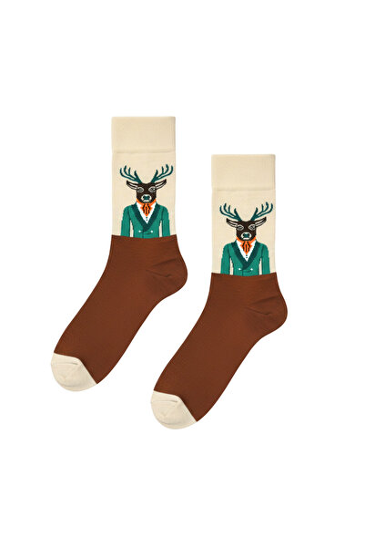 CARNAVAL SOCKS Šarene sportske čarape sa uzorkom jelena