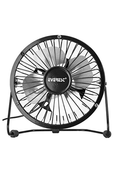 Everest Hdx7252 Büyük Boy Masaüstü El Fanı Siyah Efn Usb Kablolu 18*18cm Astakos