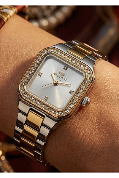 Bigotti Quotidiano Silver and Gold Stainless Steel Watch for Women BG.1.10657-5