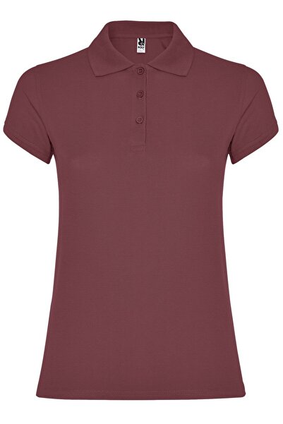 ROLY Tricou polo de damă, bumbac 100%, Star, roșu berry