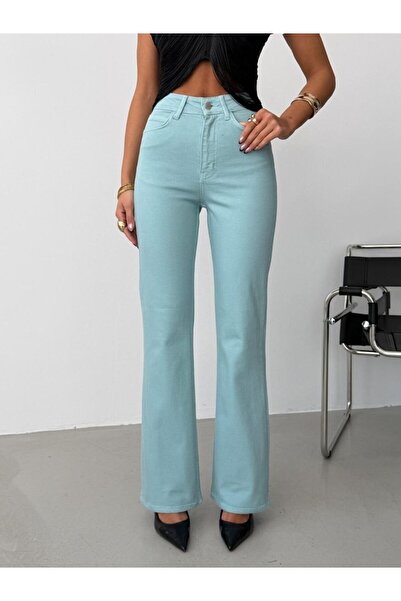 HerTon Women's High Waist Flared Jean Pants