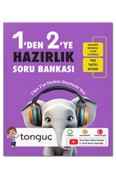 Tonguç Yayınları Tonguç 1'den 2'ye Hazırlık Kitabı