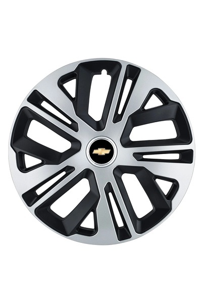 Autohelix MSA Set de 4 capace de jantă Raven Gray-Black R14, pentru gama de m...