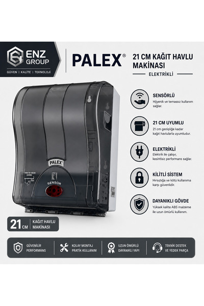 Palex Prestij Otomatik Havlu Dispanseri Füme
