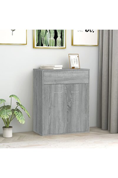 Concept Servantă, sonoma gri, 60x30x75 cm, lemn prelucrat