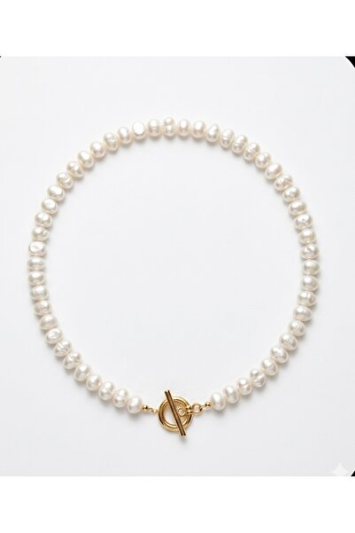 Lizz Accessories İNCİ KOLYE T KİLİT