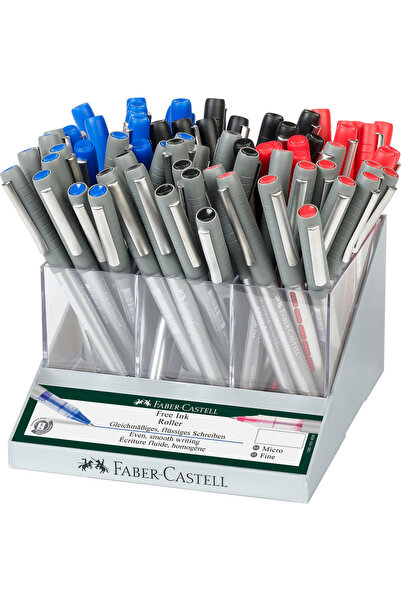 Faber Castell SET 72 BUCĂȚI ROLLER FĂRĂ CERNEALĂ 0.5/0.7 MM FABER-CASTELL