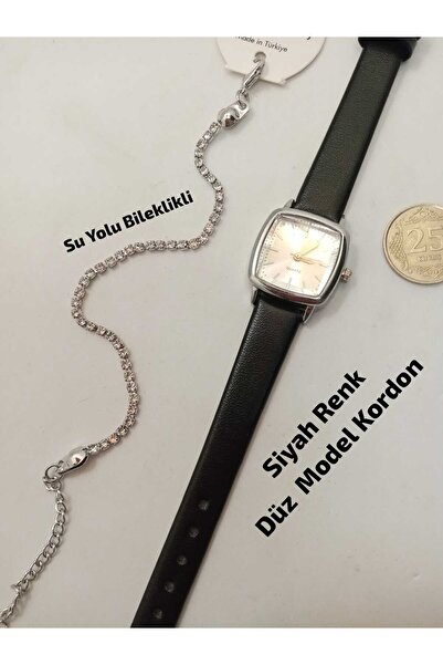 Brality Vintage Minimal Retro Kadın Kol Saati Oval Model.. Beyaz Renk Kadran....