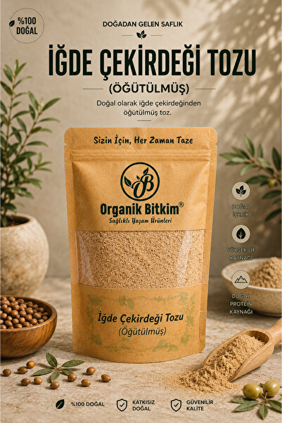 OB Organik Bitkim İğde Çekirdeği Tozu (Öğütülmüş) 250 gr