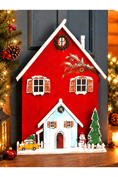 ELSA Handmade Wooden Christmas Door Ornament That Brings the New Year's Spiri...