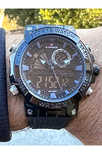 Naviforce NAVİFORCE YENİ MODEL DİJİTAL ANALOG ALARMLI AYDINLATMALI 2 YIL GARA...