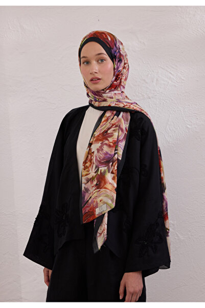 Freshscarfs Nerissa Desen Rami Şal Siyah