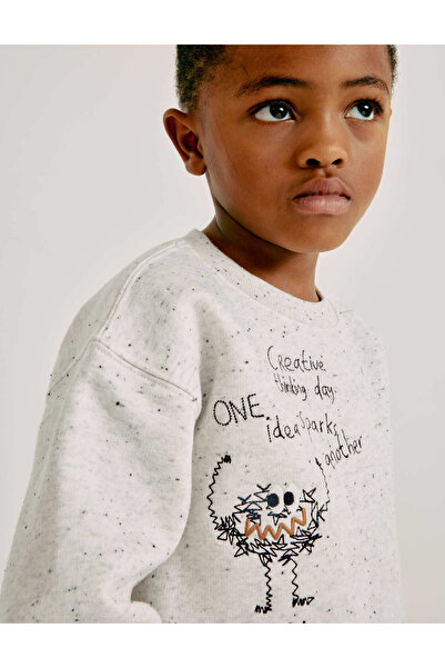 Marks & Spencer Desenli Çocuk Sweatshirt